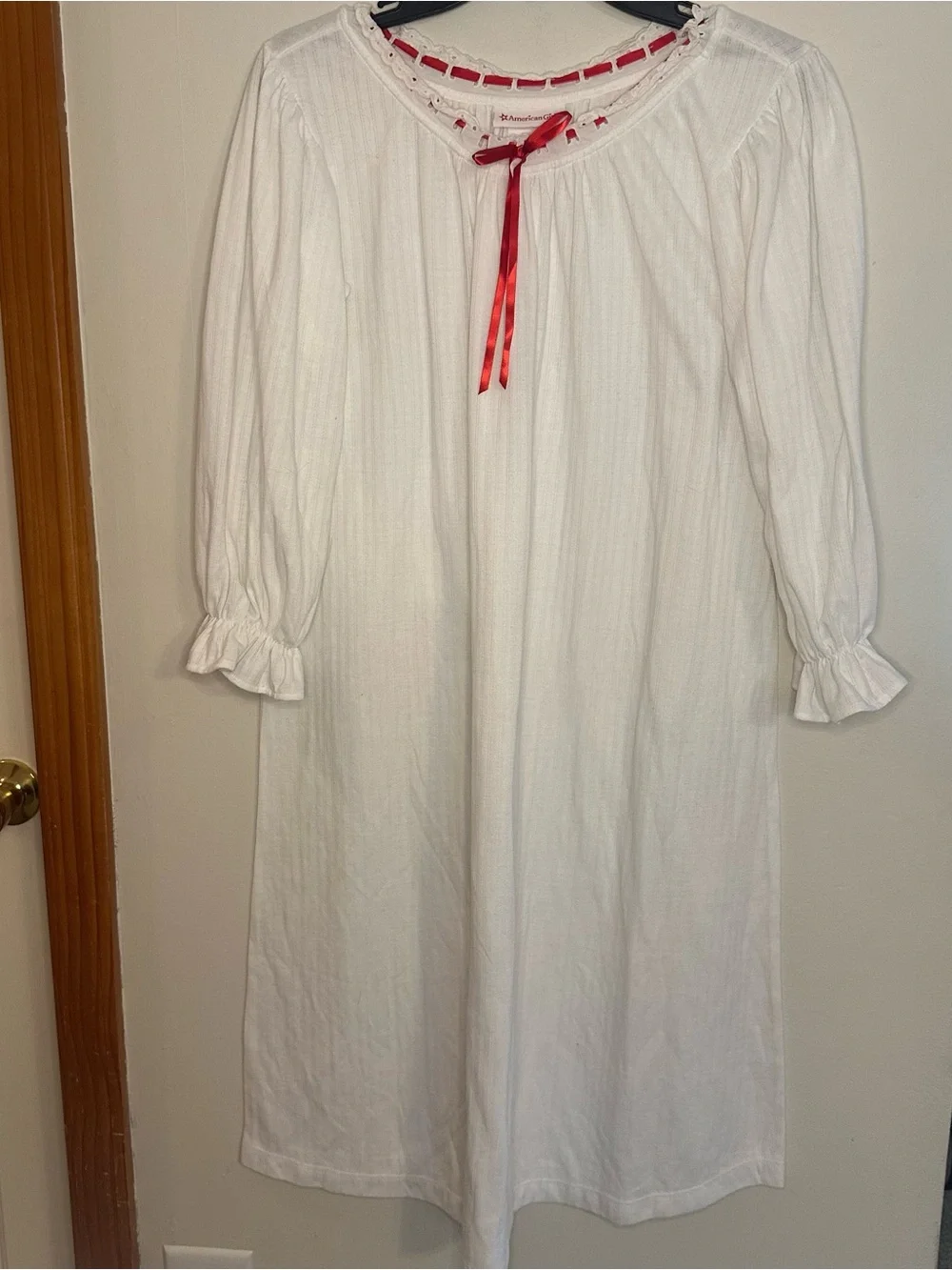 American Girl Dress Like Your Doll Josefina Nightgown Sz M & Doll Dress 2pc Set